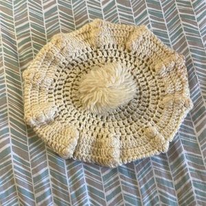 Vintage crochet beret